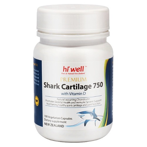 하이웰 상어연골 750mg 100 식물성 캡슐 카트리지 SharkCartilage 비타민D