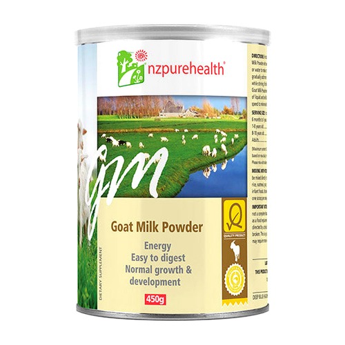 [품절]엔젯퓨어헬스 100% 산양유 파우더 450g 뉴질랜드 고트밀크 Goat Milk Powder