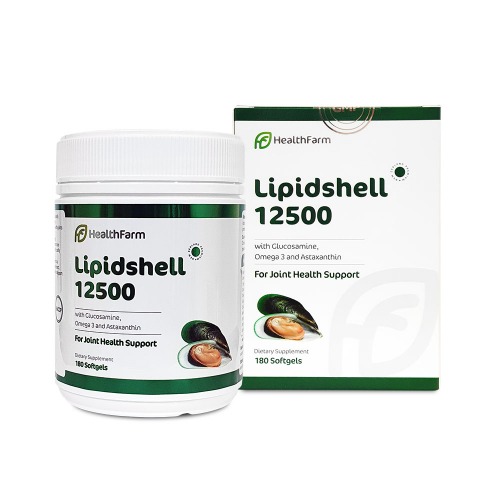 헬스팜 그린머슬 LipidShell 12500 180캡슐 뉴질랜드산녹색홍합 구입처 복용법