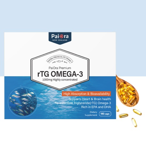 파이오라 뉴질랜드 rTG 오메가-3 180캡슐 EPA DHA rtg omega3